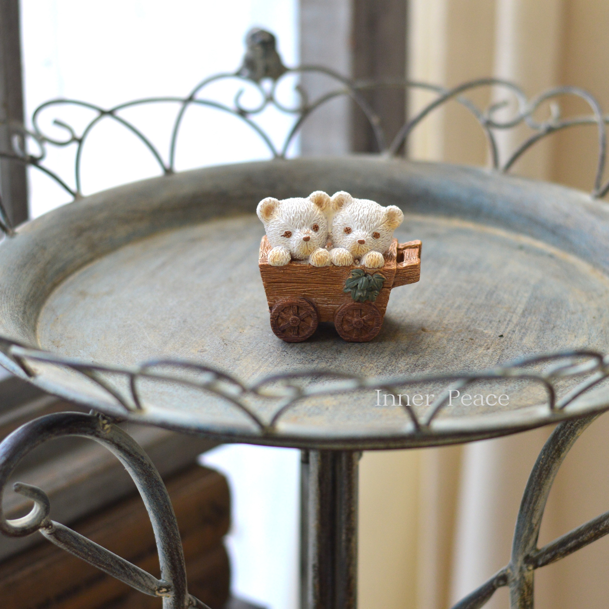 【CARNAC】  ジャンフォレストオーナメントベア　Ｄ      (WG032WH)