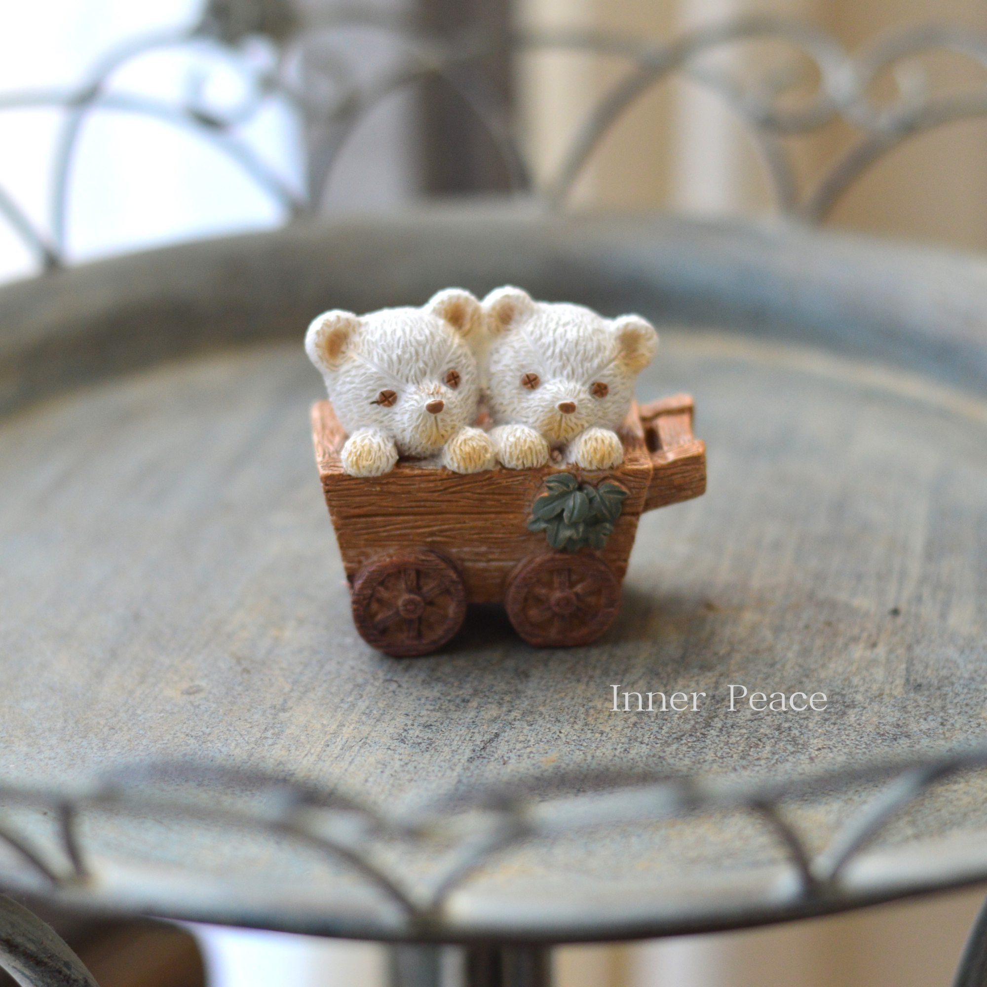 【CARNAC】  ジャンフォレストオーナメントベア　Ｄ      (WG032WH)