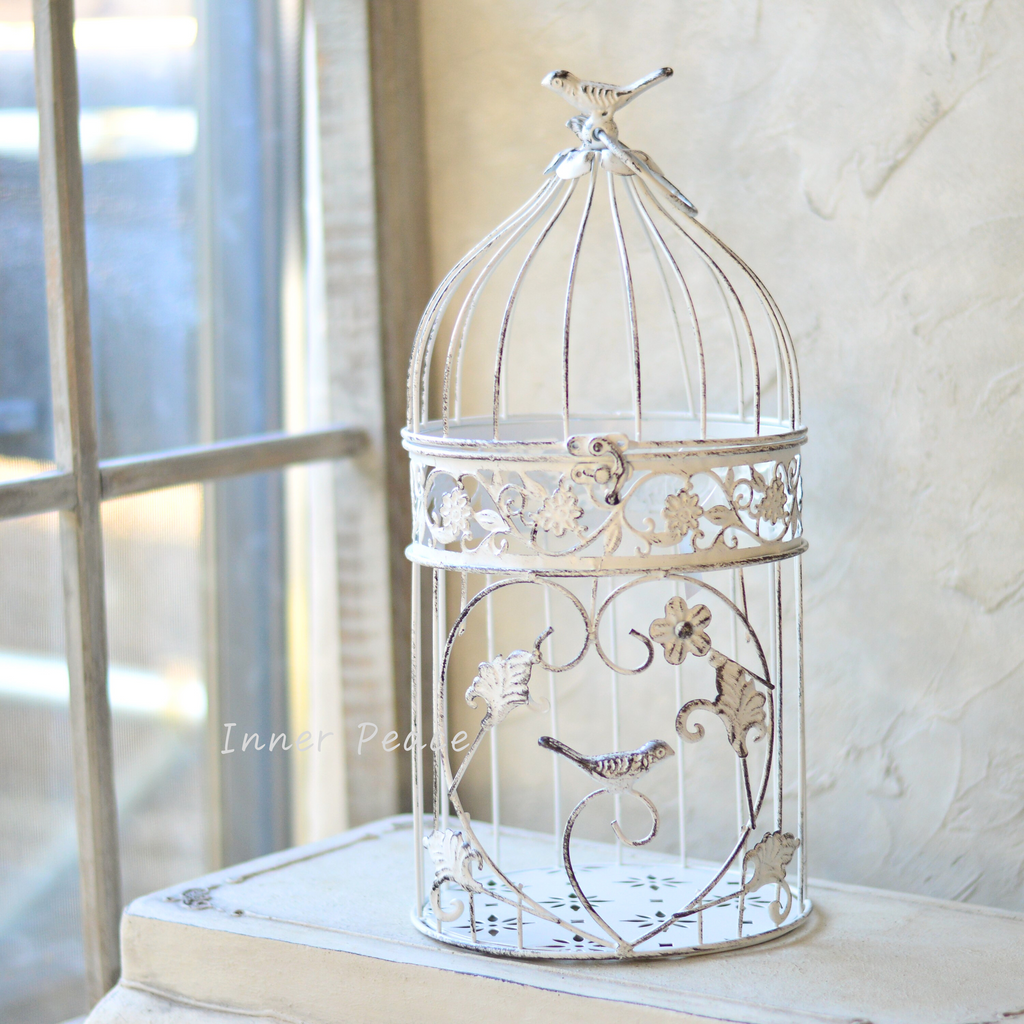 大同クラフト】 アンティークバードケージ 『M・ホワイト』