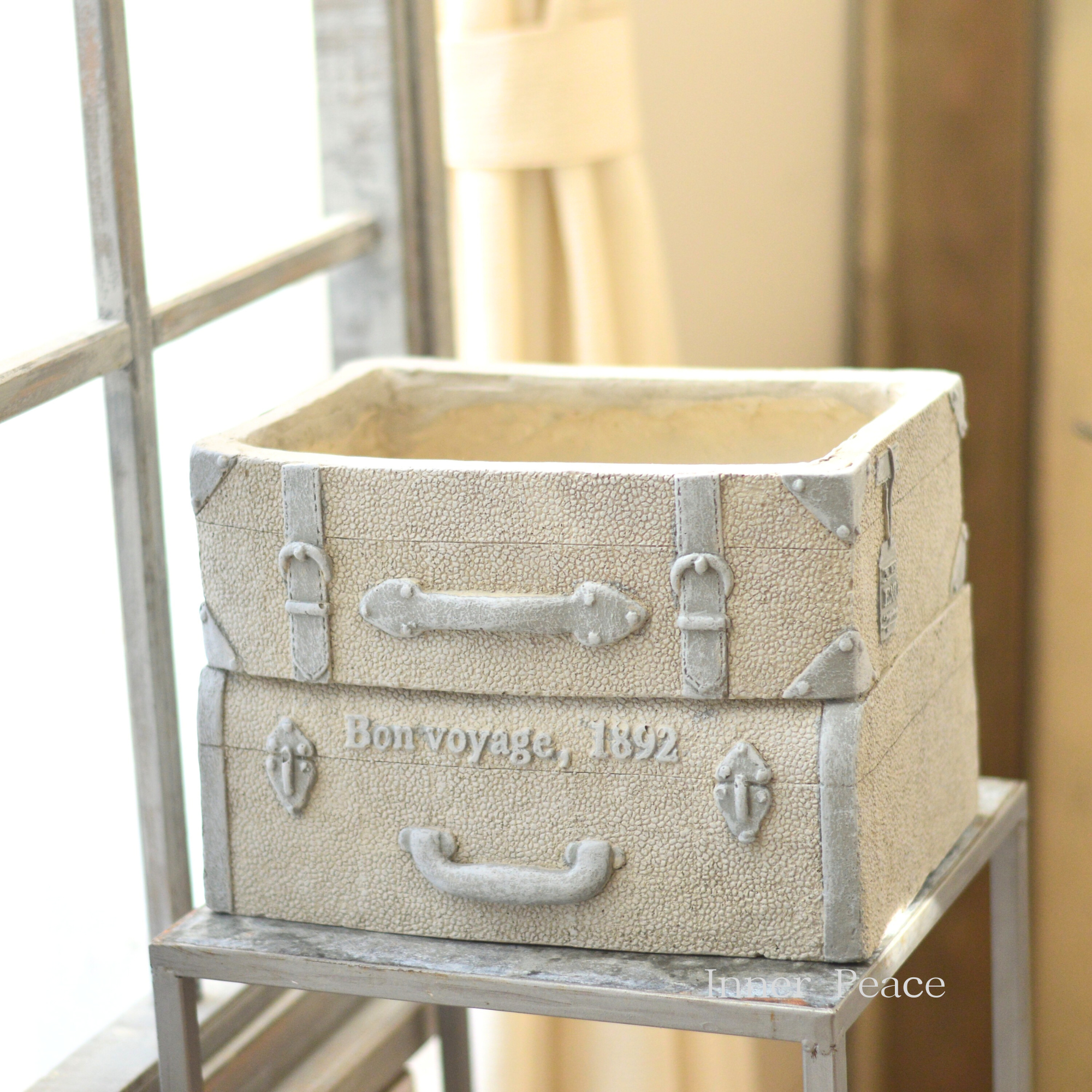 【CARNAC】ヴィンテージレザードゥトランク　　　(GFB432WH)